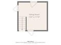 A detailed floor plan shows the layout and flow of your sitting room, helping you visualize the space before arrival.
