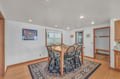 Gather around your private dining table for memorable meals with family and friends in this bright, welcoming space.