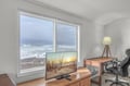 Your oceanfront office space features stunning sea views and modern amenities for productive workdays by the waves.