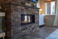 indoor fireplace
