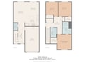 Detailed floor plan showcases your spacious two-story home with three bedrooms, open living areas, and thoughtful layout designed for comfort.