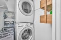 Your dedicated laundry area keeps clothes fresh throughout your stay, with thoughtful storage for all your essentials.
