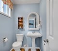 Main Cottage: Half bath off primary bedroom.
