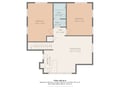 Study the detailed floor plan to envision your perfect stay in this thoughtfully designed space with two comfortable bedrooms.