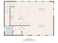 Review your spacious floor plan featuring an open-concept design with generous kitchen, dining, and living areas perfect for entertaining.