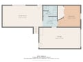 Detailed floor plan showing your spacious family room, private bedroom, full bath, and convenient laundry area with attached garage.