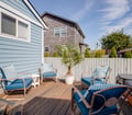 Outdoor Living: Deck seating area.
