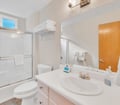Your private bathroom is stocked with fresh, fluffy towels and everything you need to freshen up after a day of adventure.