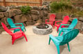 Backyard fire pit