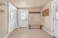 Warm, well-lit entryway that sets the tone for your stay.