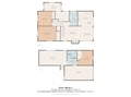 Detailed floor plan shows your spacious multi-level layout with three bedrooms, modern kitchen, and convenient laundry facilities.
