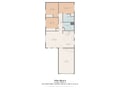 This three-bedroom floor plan shows your vacation home layout with comfortable bedrooms, two full bathrooms, an open living and dining area, and a convenient attached garage.