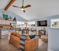 Surf Shack: Wide Surf Shack living and sleeping area.