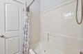 Slip into your private bathroom featuring a spacious tub perfect for unwinding after your adventures.