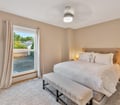 Sink into plush bedding and wake to natural light streaming through your window. Soft tones and thoughtful details create a peaceful retreat where you'll start each day refreshed.