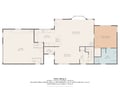 Detailed floor plan showcasing the thoughtful layout of this spacious home with open living areas and well-appointed bedrooms.