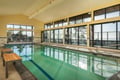 Take a refreshing swim in your private indoor pool, surrounded by floor-to-ceiling windows offering stunning natural views.
