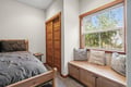 Bedroom with window seat