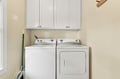 A dedicated laundry room with full-size washer and dryer keeps your travel wardrobe fresh throughout your stay.