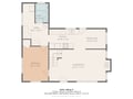 Study the spacious floor plan featuring your bedroom, full kitchen, living room, and dining area perfectly laid out for comfortable stays.