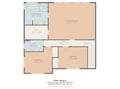 View the complete layout of your spacious 1,843 sq ft rental with three comfortable bedrooms and multiple bathrooms across two floors.