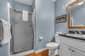 Refresh in your private bathroom with granite countertops, spacious shower, and thoughtful touches like plush towels waiting for you.