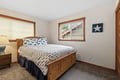 Bunkroom with queen bed