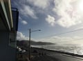 looking off the deck 