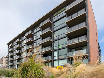 Surf and Sand condos in Seaside, Oregon.